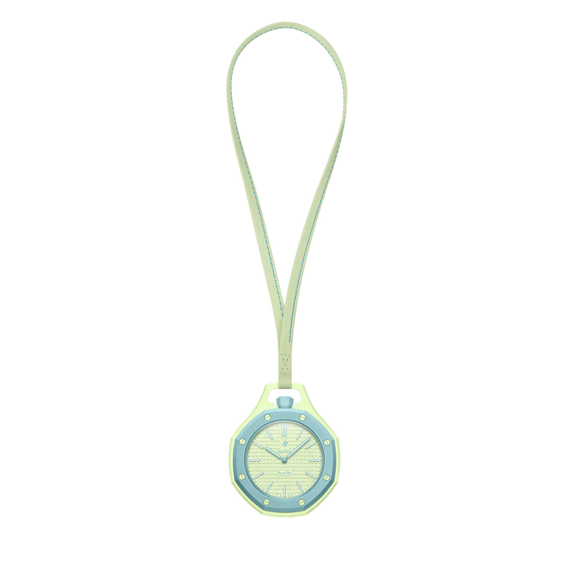 BLAUE ACHT pocket watch bleu électrique